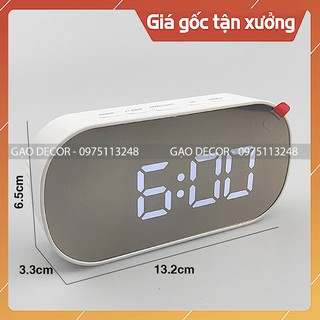 Gạo Decor - Đồng hồ LED mặt gương