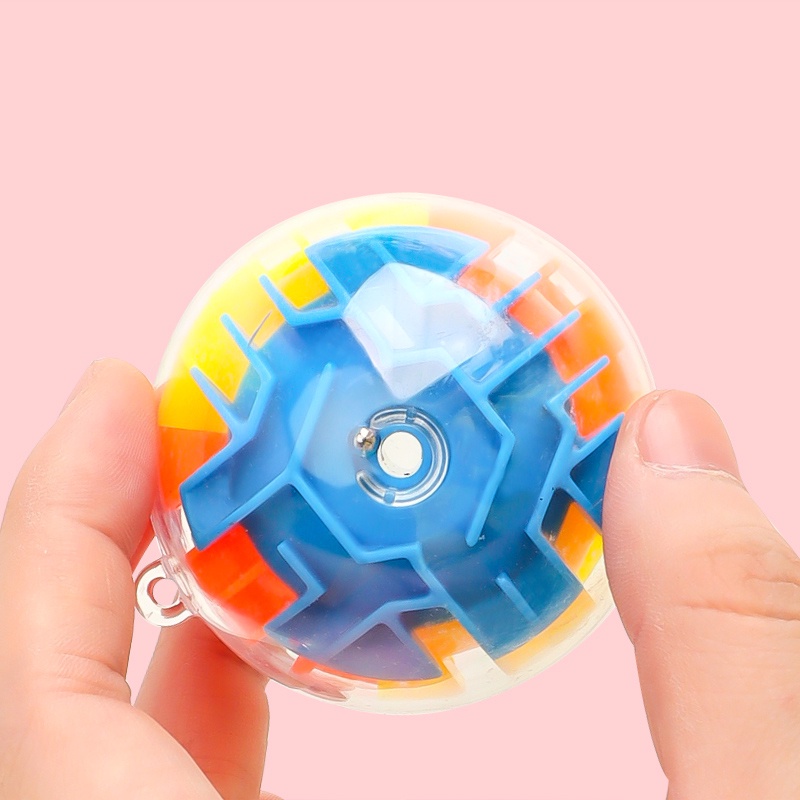 Đồ Chơi Quả Bóng Mê Cung 3D Dạng Xoay Thú Vị Sáng Tạo Cho Bé