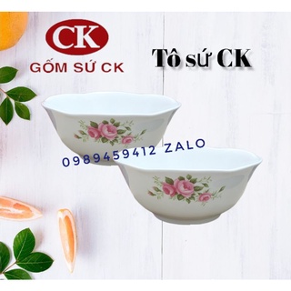 Tô sứ gốm sứ CK Việt Nam - tô 6, 7, 8