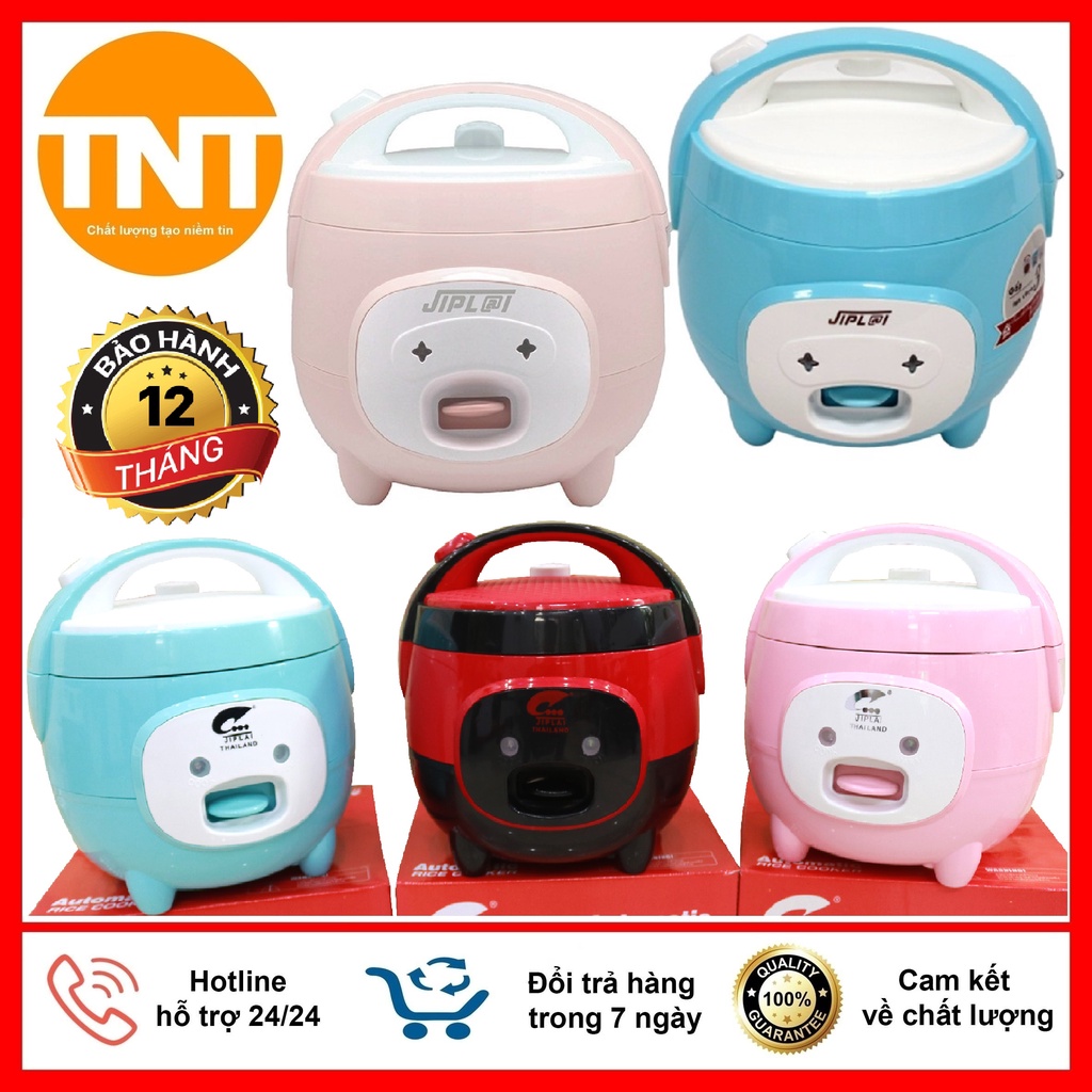 Nồi Cơm Điện Mini JIPLAI Thái Lan Dung Tích 1 Lít Dùng Cho 1-3 Người Ăn