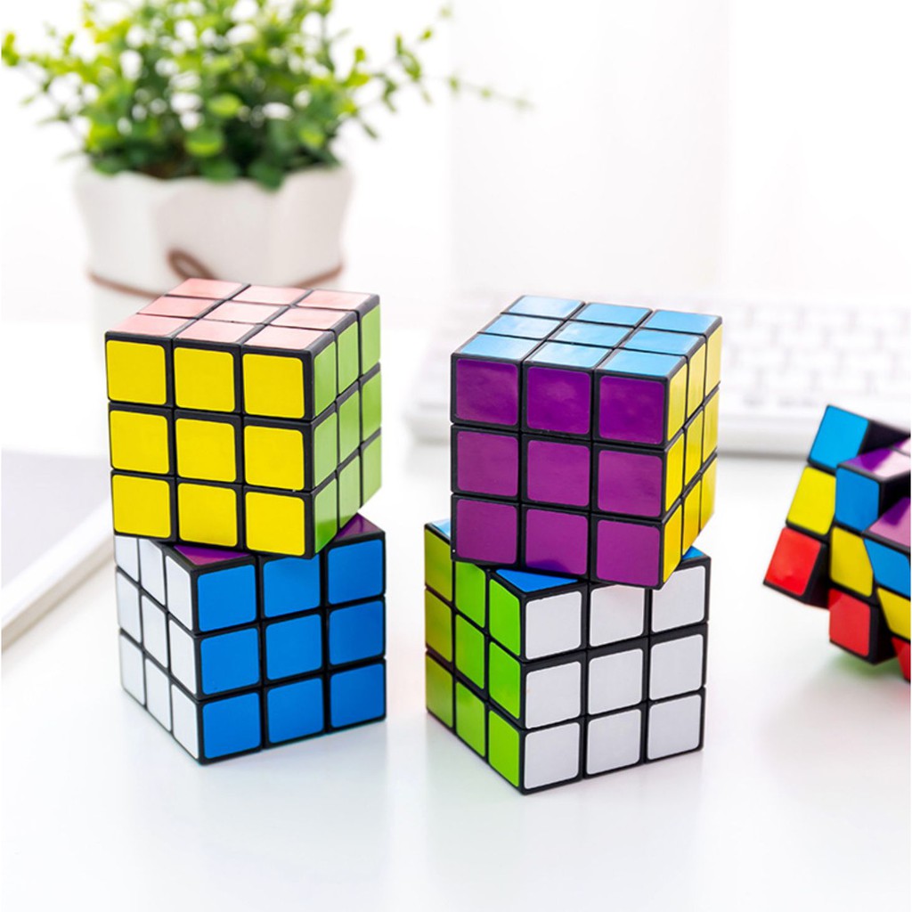 [ĐỒ CHƠI THÔNG MINH] Khối RUBIK xoay lắp ghép cho bé - Đồ chơi thông minh RUBIK loại tốt hàng đẹp