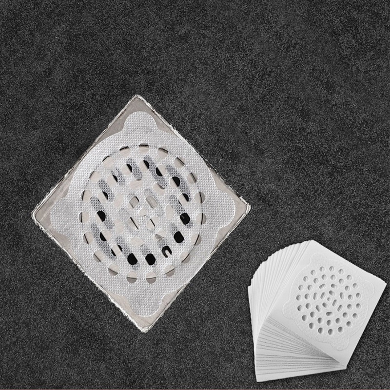 Set 20 Miếng Dán Lọc Rác Chống Tắc Nghẽn Lỗ Thoát Nước Dùng Một Lần Cho Nhà Tắm / Nhà Bếp