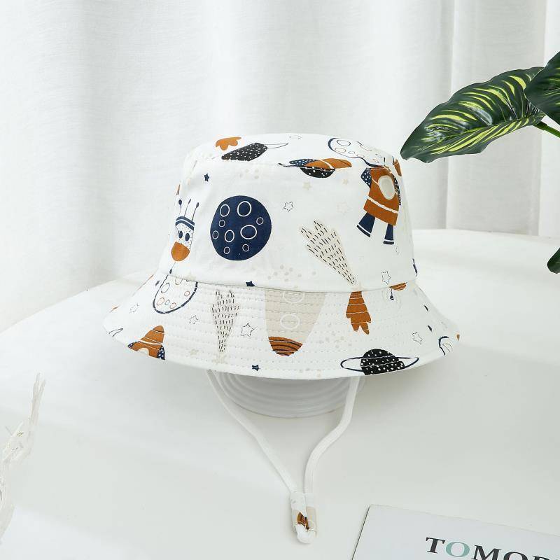 Mũ tai bèo in họa tiết hoạt hình phong cách Hàn Quốc thời trang dễ thương cho bé