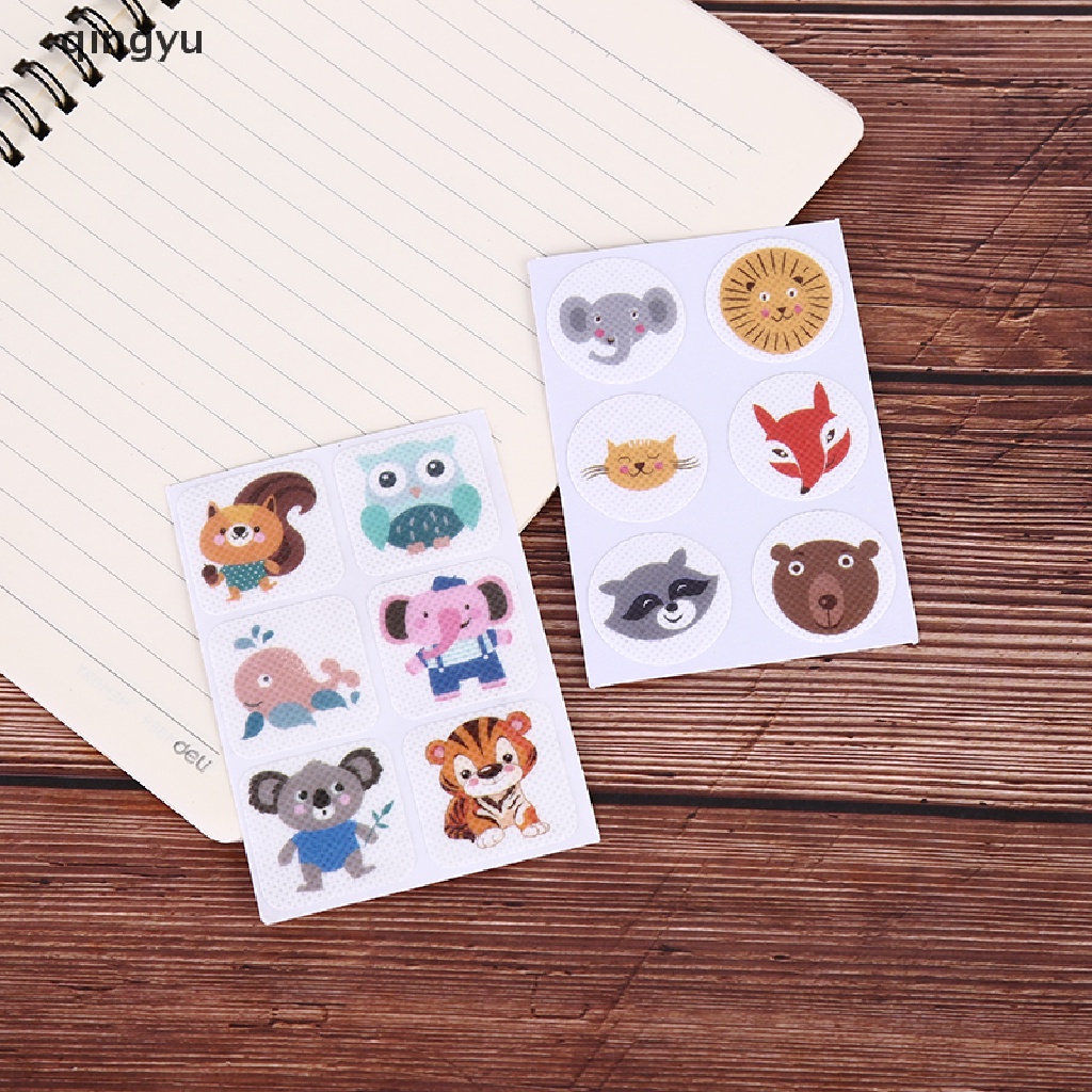 Set 10 Miếng Dán Chống Muỗi Họa Tiết Hoạt Hình Cho Bé