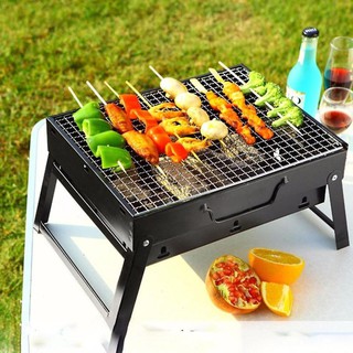 ⚡ BIG SALE ⚡ Bếp Nướng Than Hoa Vuông Portable Stainless