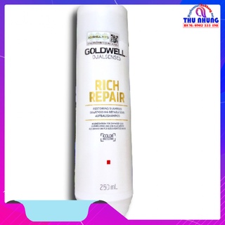 DẦU GỘI GOLDWELL RICH REPAIR PHUC HỒI TÓC HƯ TỔN KHÔ XƠ 250ML