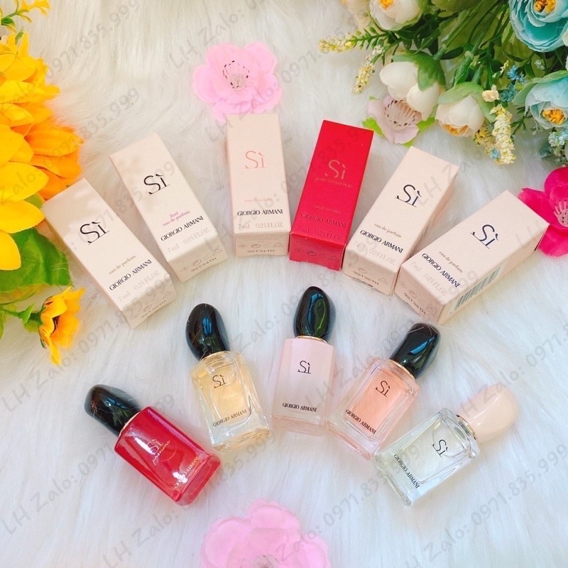 Nước hoa Giorgio Amani Sì Passione, Nước hoa Mini Nữ 7mlFull box