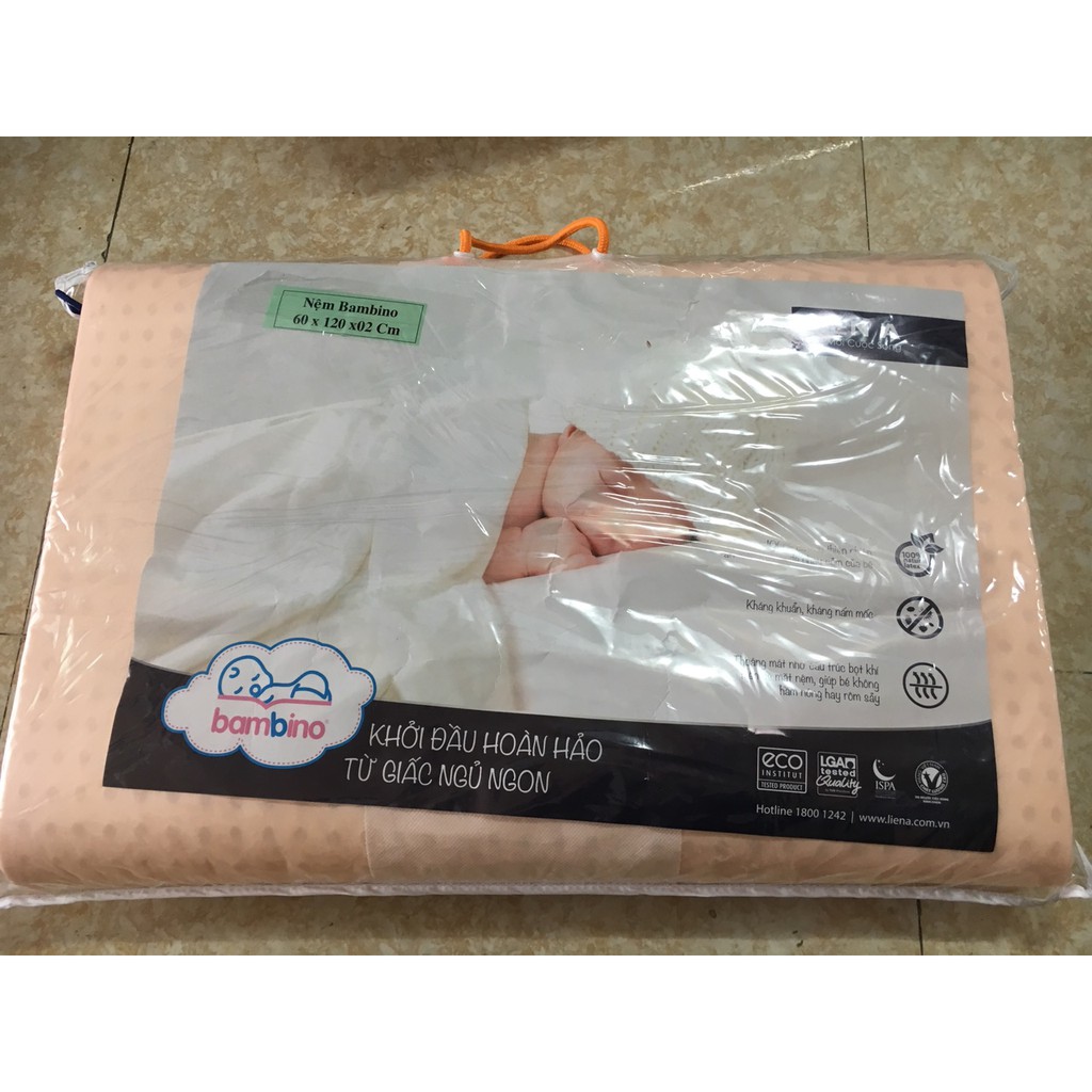 Nệm cao su Liên Á Bambino ngang 70cm DẦY 2cm (chọn phân loại kích thước nhé) - Phụ Kiện Mall