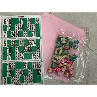 Cờ lô tô số gỗ 90 số