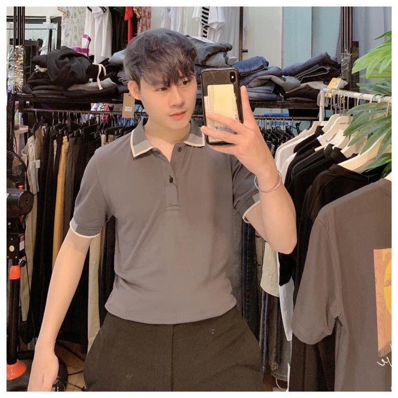 Áo Polo nam cổ bẻ phối vải cá sấu Cotton xuất xịn,chuẩn form,sang trọng-lịch lãm ELEGANt | BigBuy360 - bigbuy360.vn