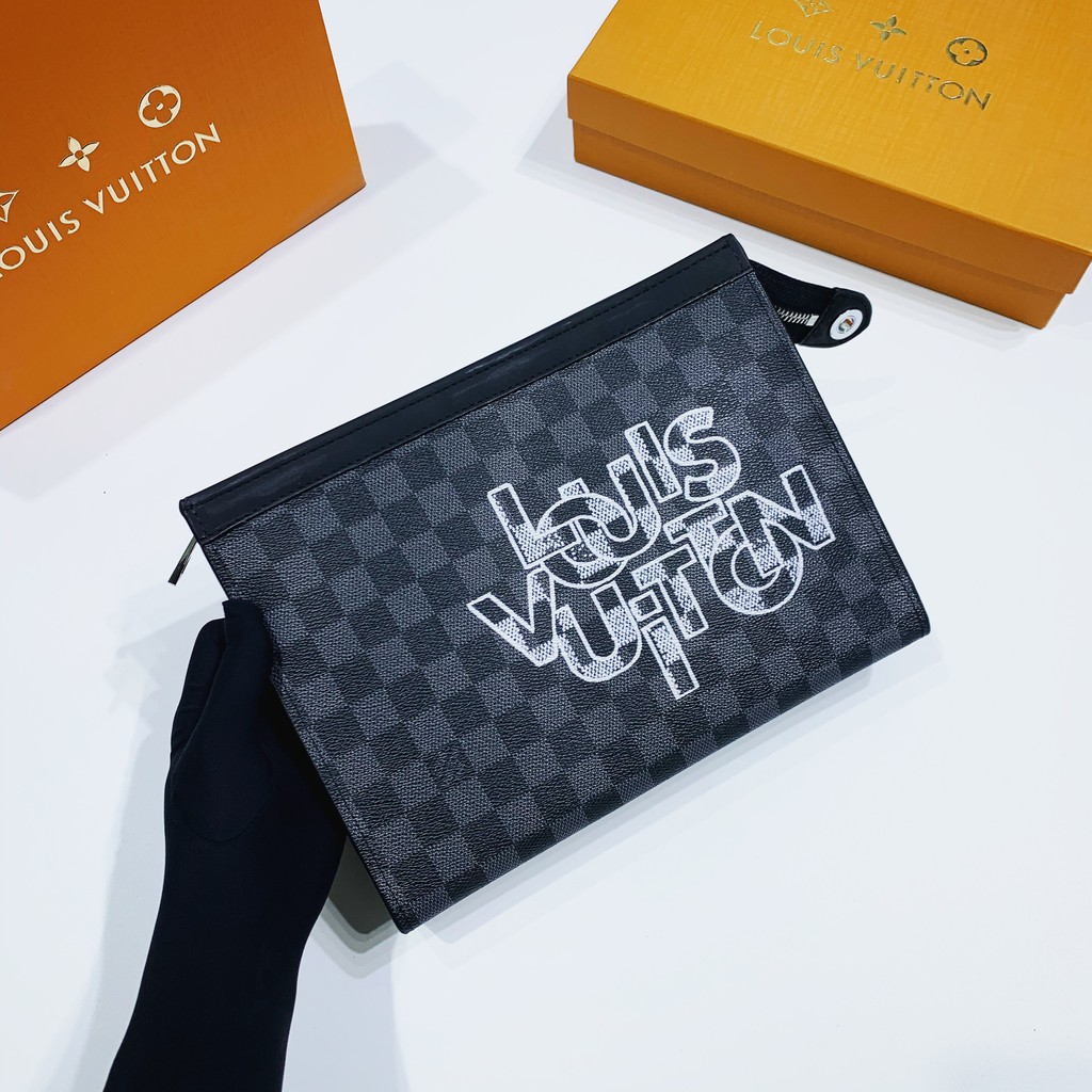 👝HIGH FASHION👝 Ví Clutch cầm tay, ví kẹp nách da thật siêu cấp FULLBOX các mẫu NV