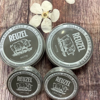 Sáp reuzel extreme hold matte pomade tạo kiểu tóc siêu cứng 35g / 113g