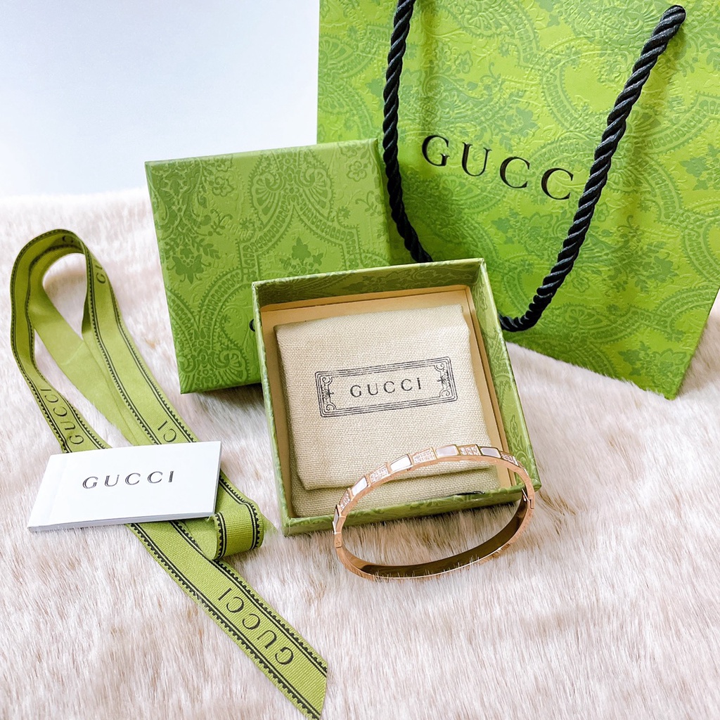 Vòng tay nữ Gucci Serpenti Viper Rose Gold Bracelet - Khắc tên theo yêu cầu