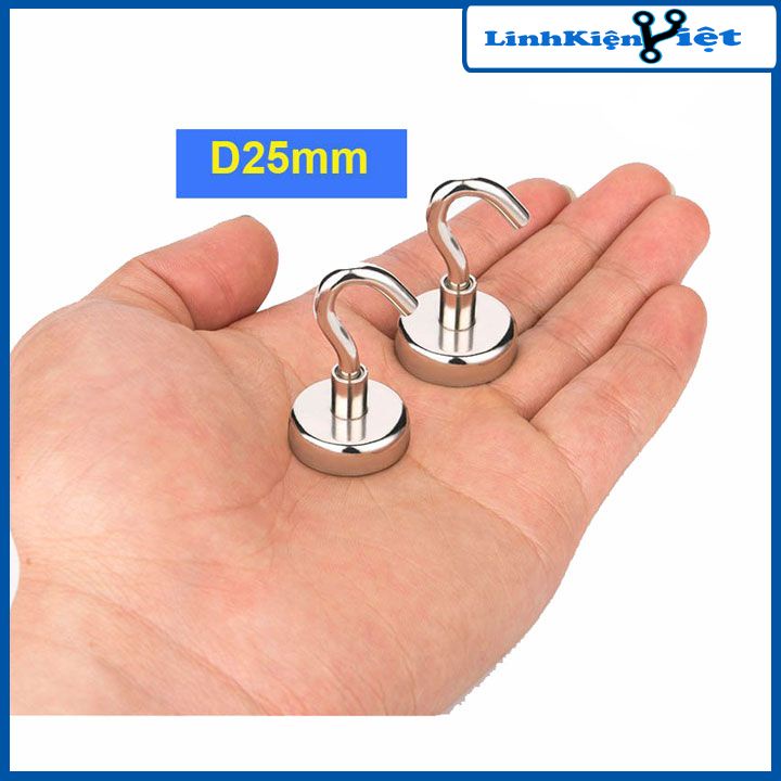 Móc treo đồ nam châm đường kính 16mm/25mm/32mm/42mm cho nhà bếp chịu lực 5kg-18kg