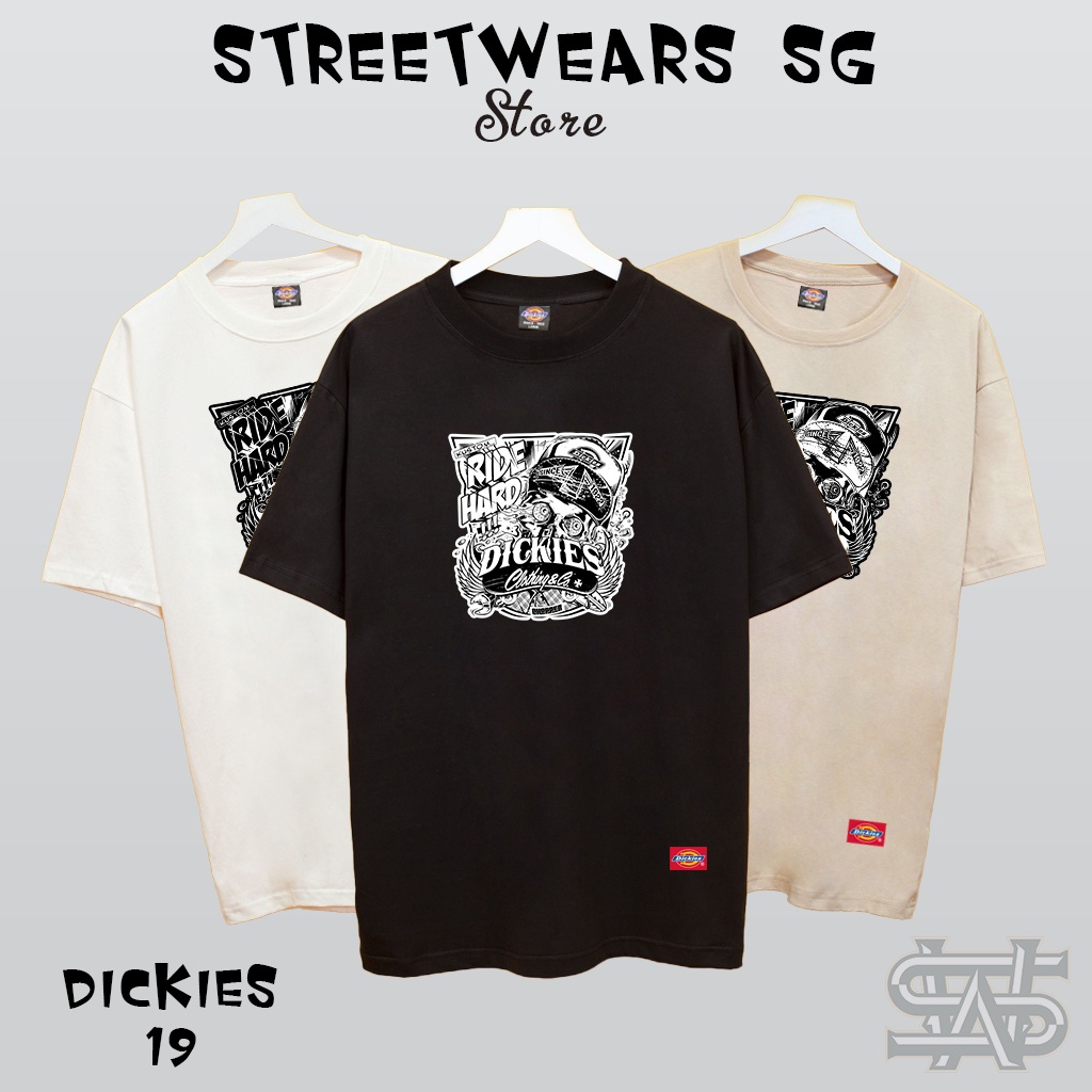 Áo Thun Dickies Ride Hard form rộng - T-Shirt Dickies cao cấp-DK19-Streetwears SG