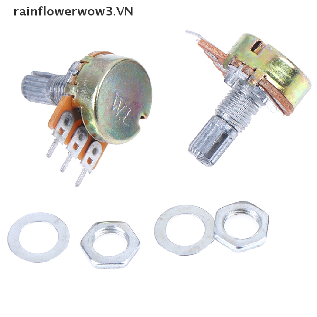 Set 5 Chiết Áp Dây Điện Bằng Hợp Kim WH148 1K 2K 5K 10K 20K 250K 500K 1M Chuyên Dụng