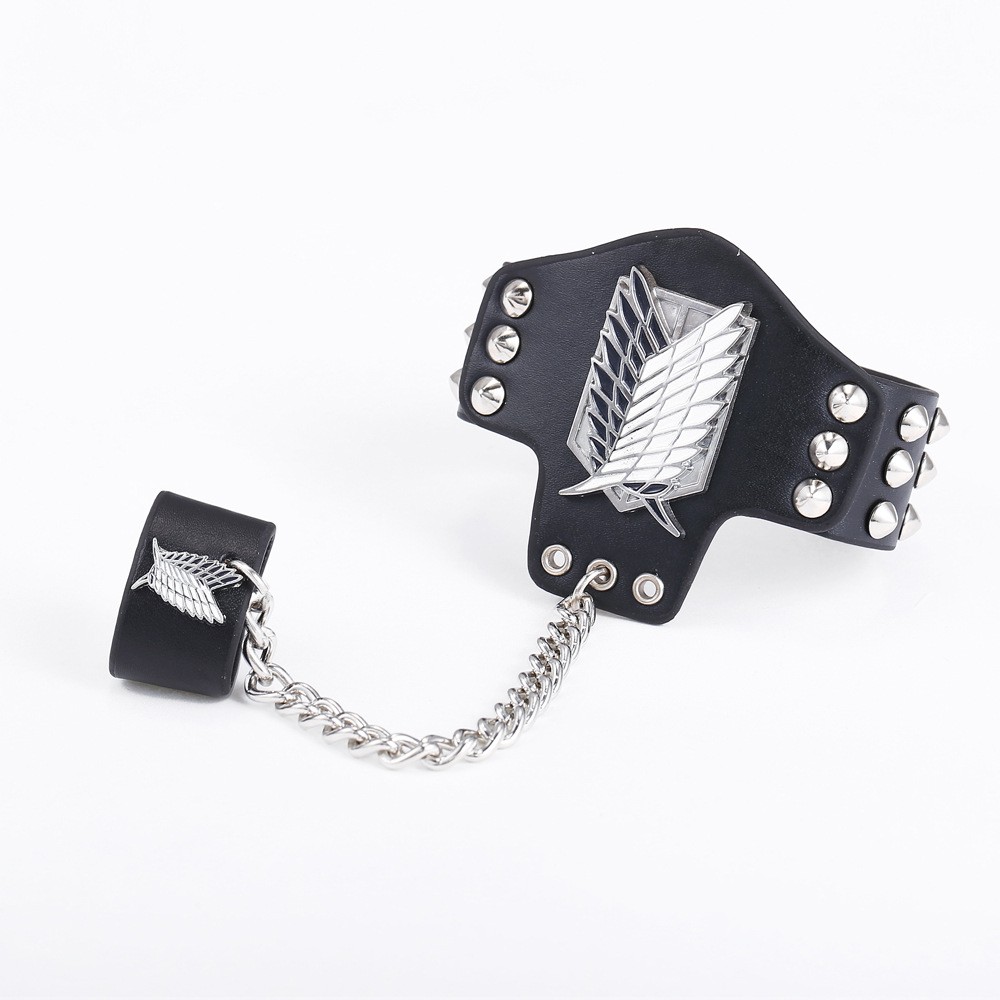 Attack on Titan Điều tra Quân đoàn Liberty Wings Logo Vòng tay Bộ vòng đeo tay
