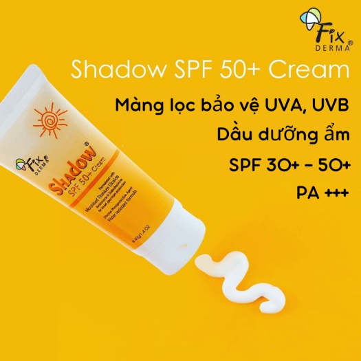 Kem chống nắng Fixderma Shadow SPF 50+ PA+++ 75g