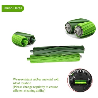Set 4 Chổi Lăn Thay Thế Cho Irobot Roomba I7 / E5 / E6 / I3