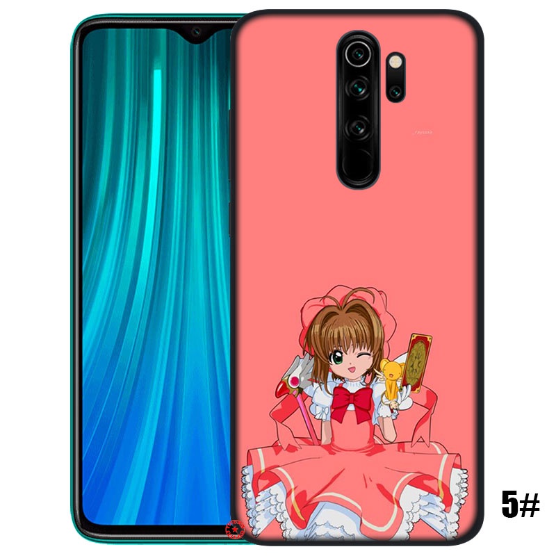 Ốp điện thoại silicon dẻo họa tiết hoạt hình thủ lĩnh thẻ bài Sakura cho XIAOMI REDMI NOTE 8 10 PRO MAX 8T K40 K30 SFI22