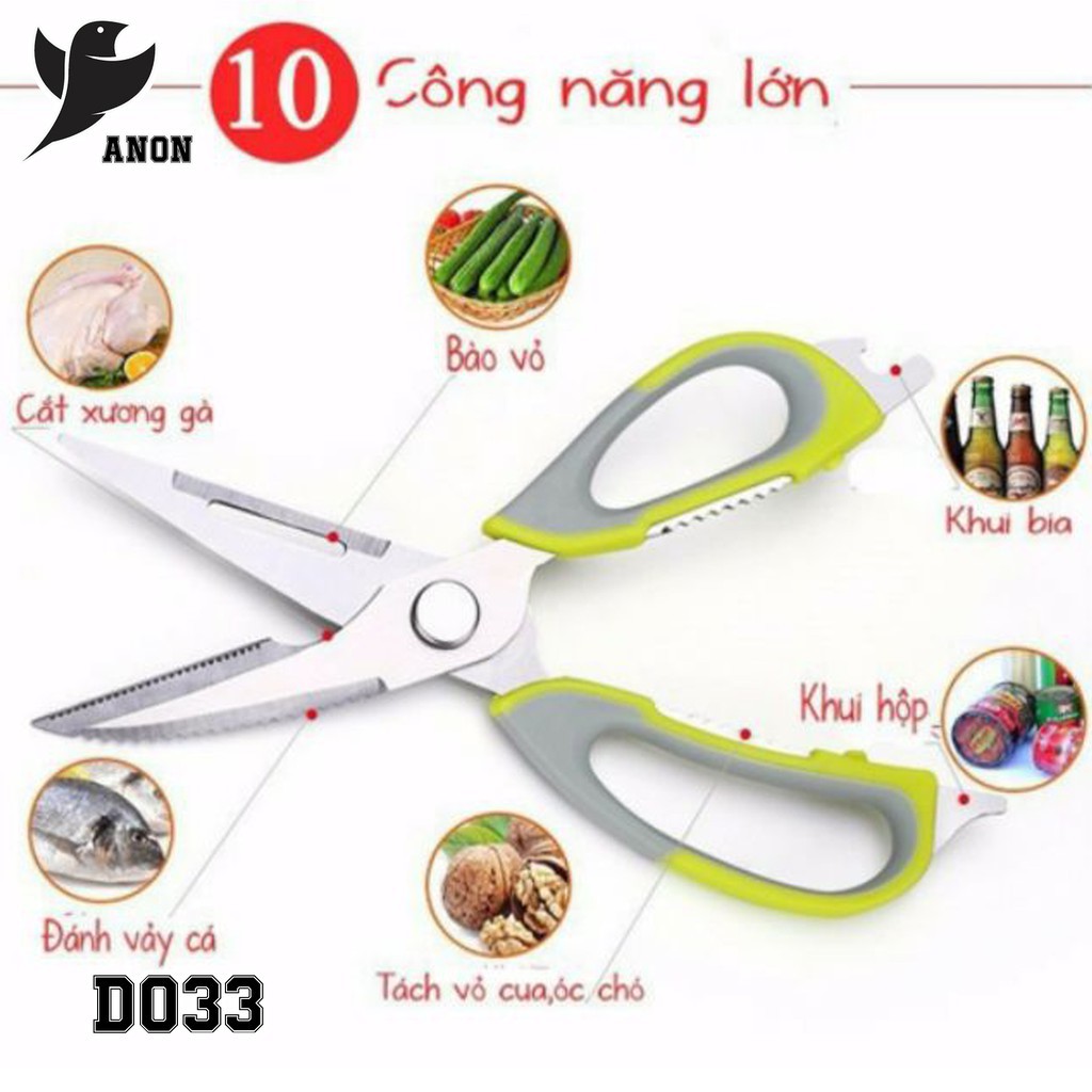 Kéo Làm Bếp Đa Năng 8 trong 1
