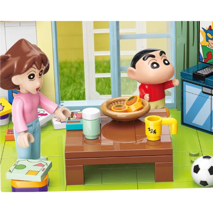 Mô hình đồ chơi lắp ráp Lego  - K20606 Phòng khách cậu bé bút chì Shin