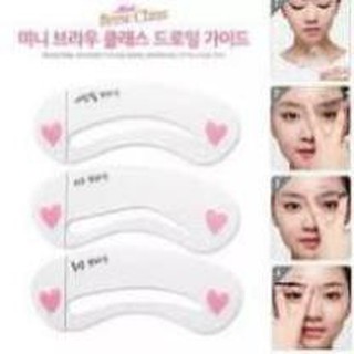 Bộ 3 khuôn vẽ lông mày[ ma7979s}sksd - ma7979s