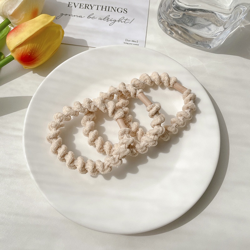 Set 3 Dây Buộc Tóc Cao Su Co Giãn Siêu Bền