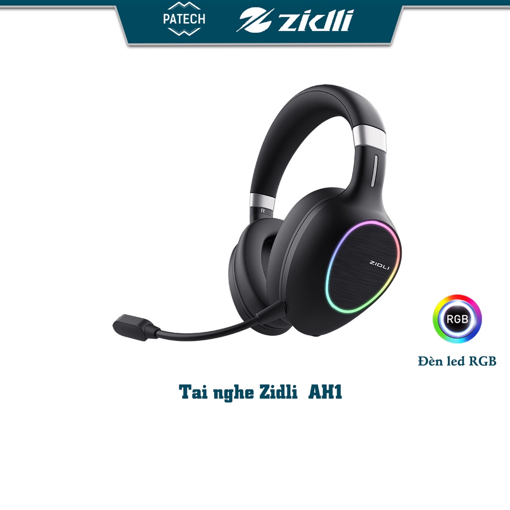 [Mã ELHACE giảm 4% đơn 300K] ˂PATECH˃ Tai nghe gaming không dây ZIDLI AH1 2.4Ghz - Hàng chính hãng