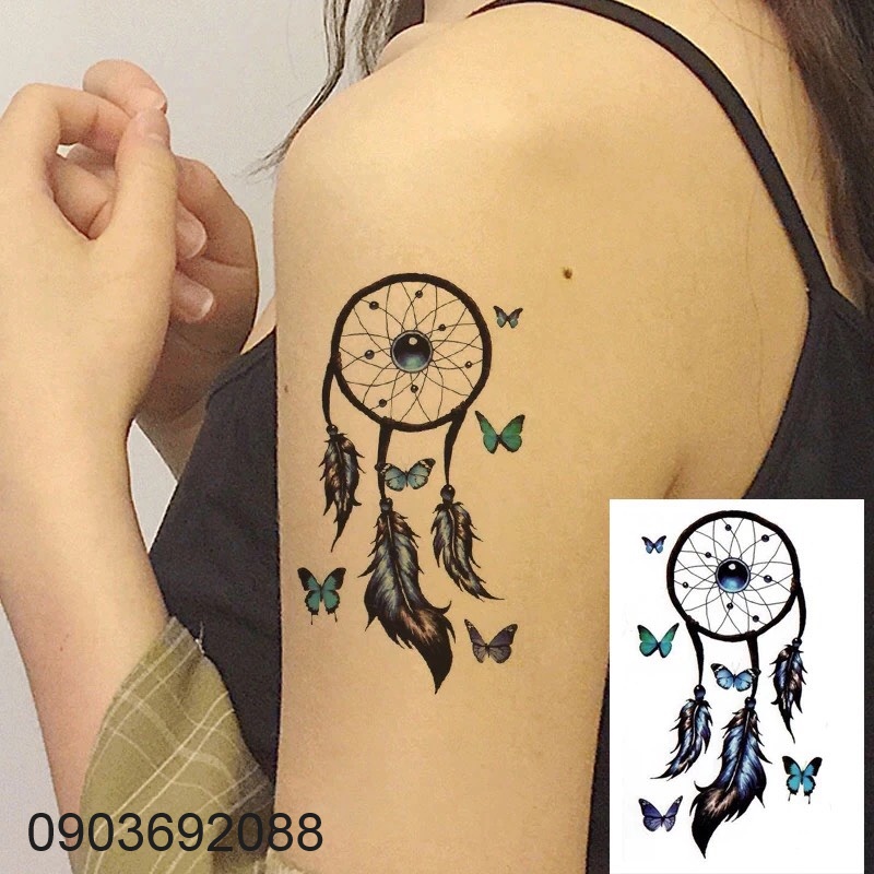 [HCM] Hình xăm dán - tattoo sticker Catch Dreamer 10.5 x 6cm