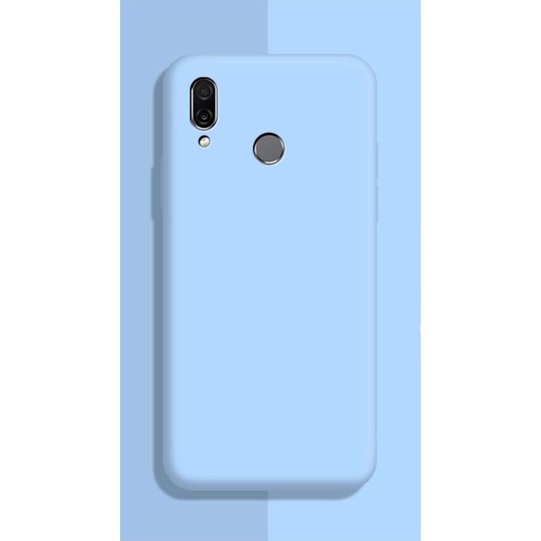 Ốp điện thoại silicon mềm chống sốc màu trơn cho Huawei honor play
