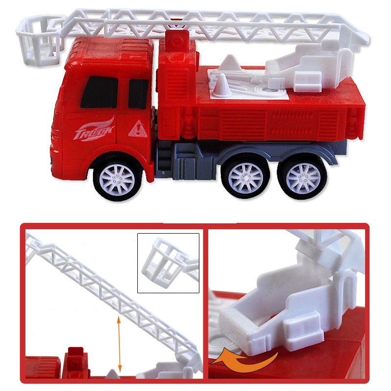Đồ chơi set 4 ô tô cứu hộ, cứu hỏa mã 326 chất liệu nhựa cao cấp an toàn, giúp bé phát triển tư duy, trí tưởng tượng