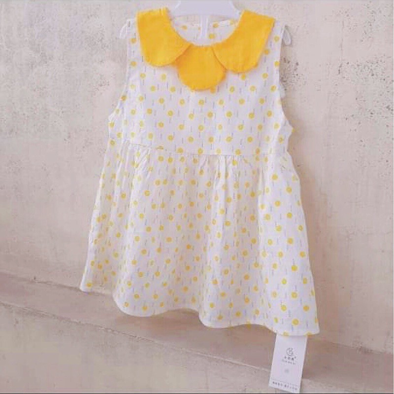 Váy đầm bé gái xuất hàn size 14-17kg. chất mát