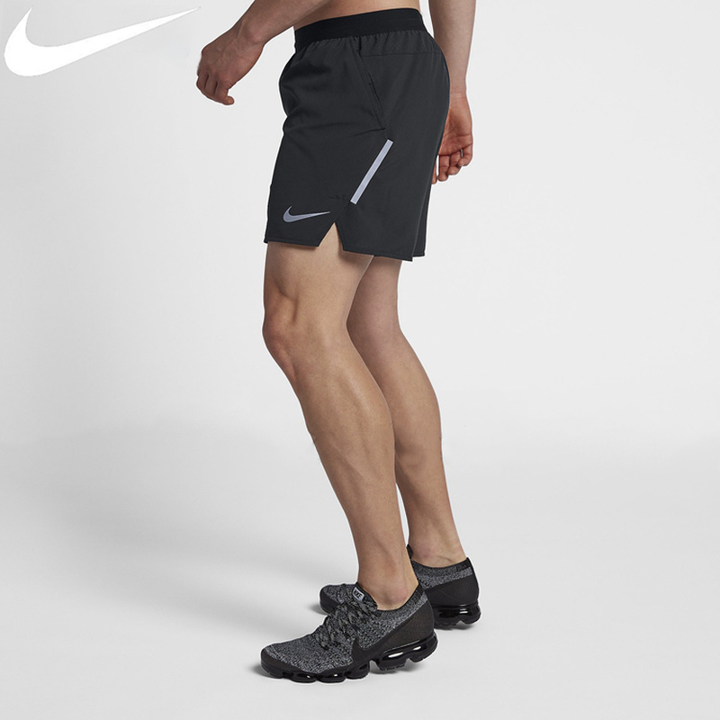 Quần Short Thể Thao Nam Chất Liệu Nhanh Khô In Logo Nike Phản Quang Cá Tính