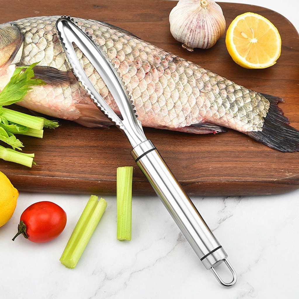 [COD] Dụng Cụ Đánh Vảy Cá Bằng Thép Không Gỉ Tiện Lợi