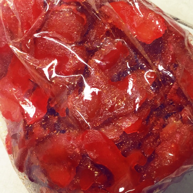 mứt gừng đỏ
