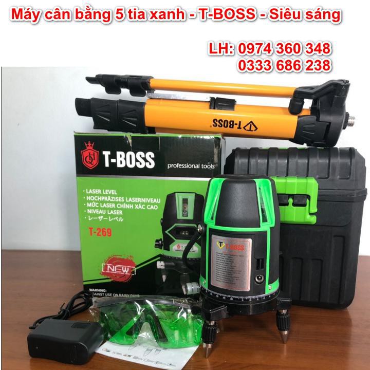 Máy cân mực 5 tia xanh - T-BOSS