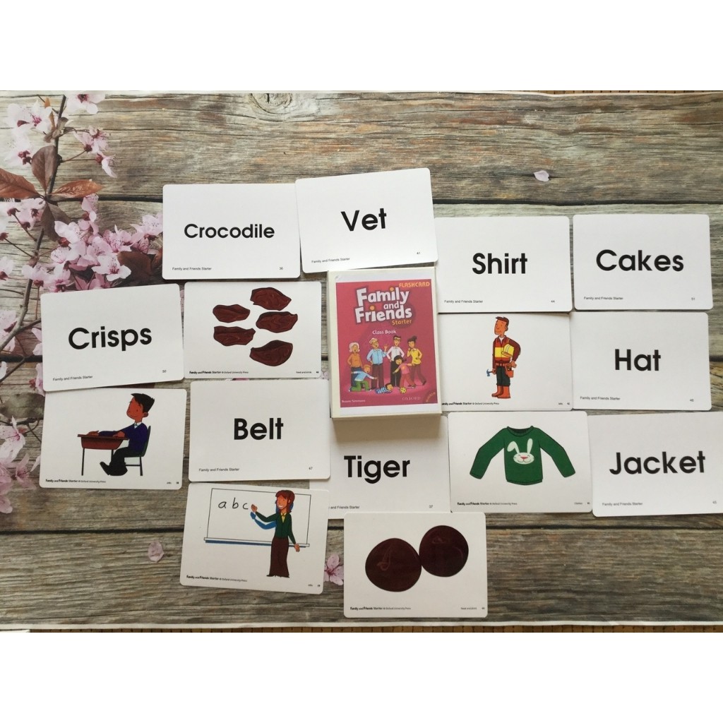 Flashcard Tiếng Anh 💖 Flashcard Family and Friends Starter,1,2,3,4