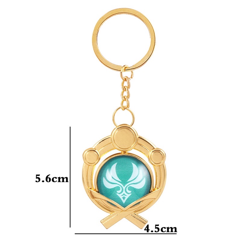 Móc Chìa Khóa Hình Nhân Vật Anime Màu Dạ Quang Độc Đáo