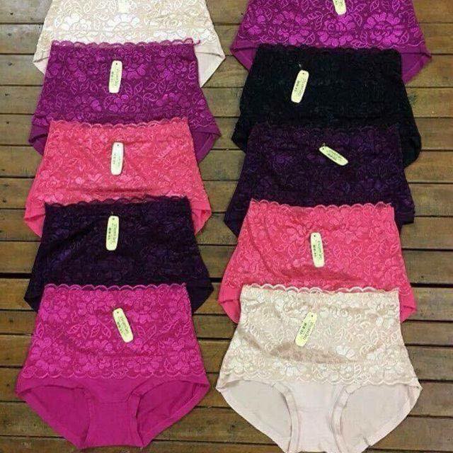 Set 10 Quần lót gen bụng cạp cao che mỡ bụng