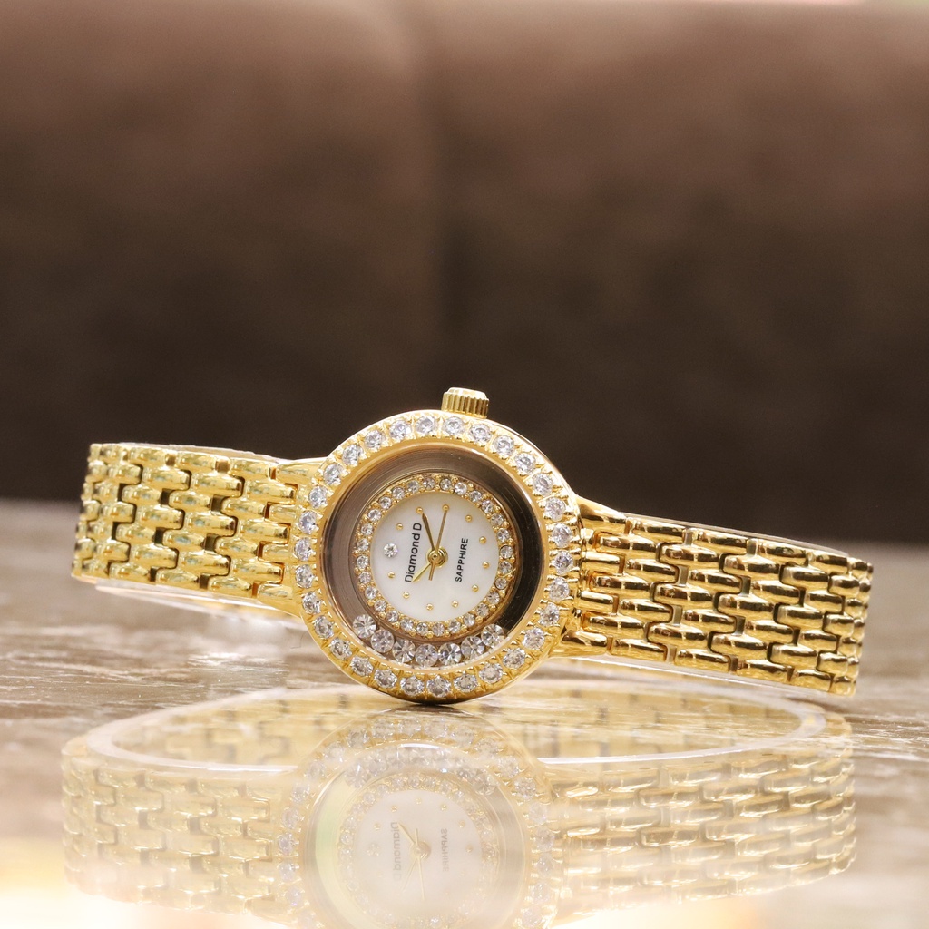 Đồng hồ nữ Diamond D DM63175IG - Dây thép không gỉ - Kính sapphire