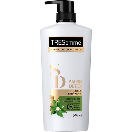 Dầu Xả TRESemme Gừng &amp; Trà Xanh Detox Tóc Chắc Khỏe 650g