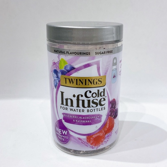 TRÀ HOA QUẢ Ủ NƯỚC LẠNH TWININGS COLD INFUSE ANH QUỐC HỘP 12 TÚI LƯỚI TAM GIÁC