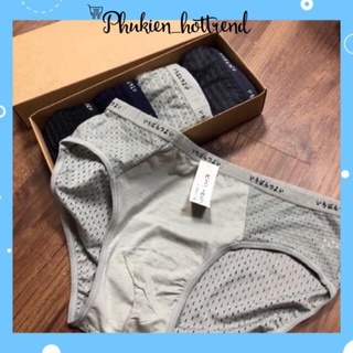 Hộp 5 Quần Lót Nam Chéo Thông Hơi Xuất Nhật Siêu Chất