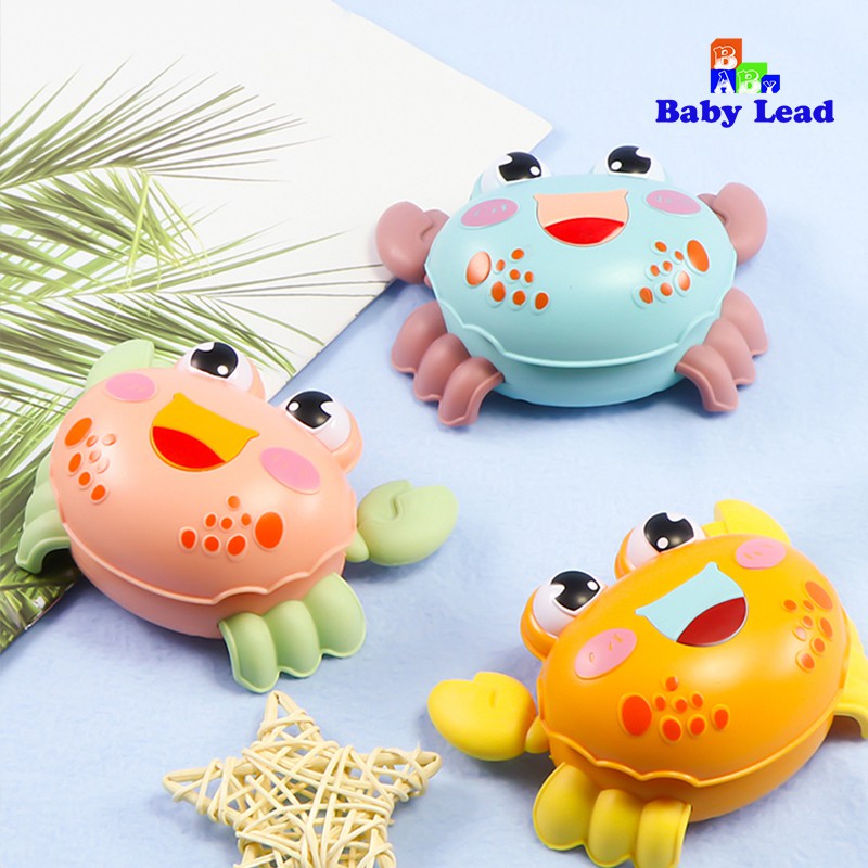 Đồ chơi cua bò ngang BabyLead nhún là chạy cực bền , đồ chơi năng động cho bé từ 06 tháng đến 6 tuổi