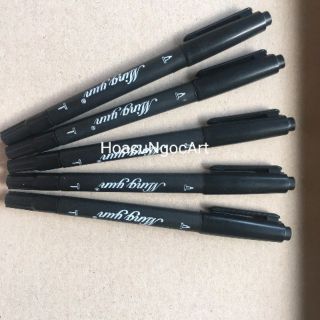 Bút dạ đen 2 đầu đi nét, đánh dấu