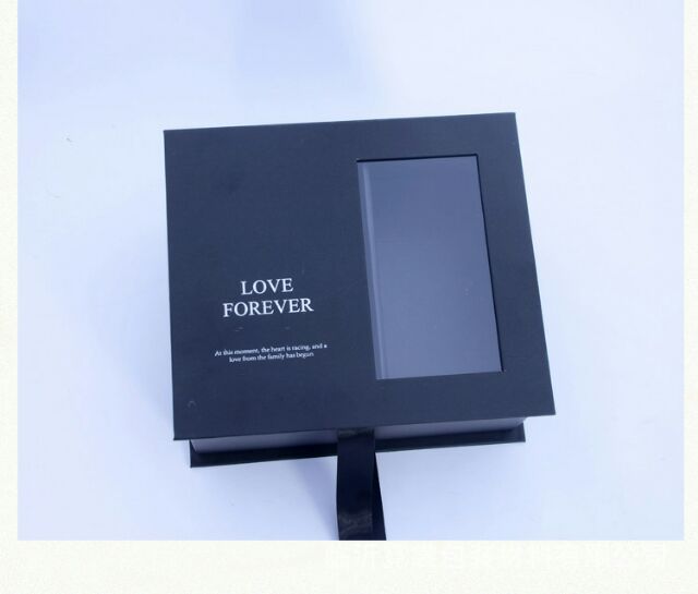 Vỏ Hộp hoa sáp vuông love forever ( hộp sách)