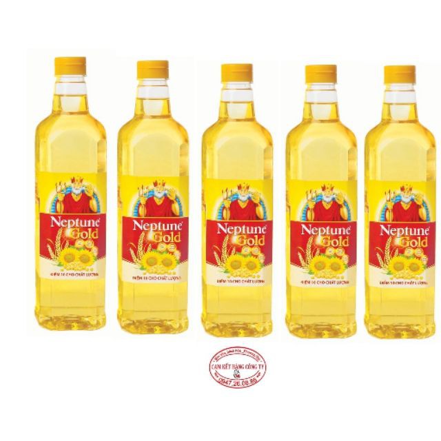 Dầu Ăn Neptune Gold Chai 1 Lít