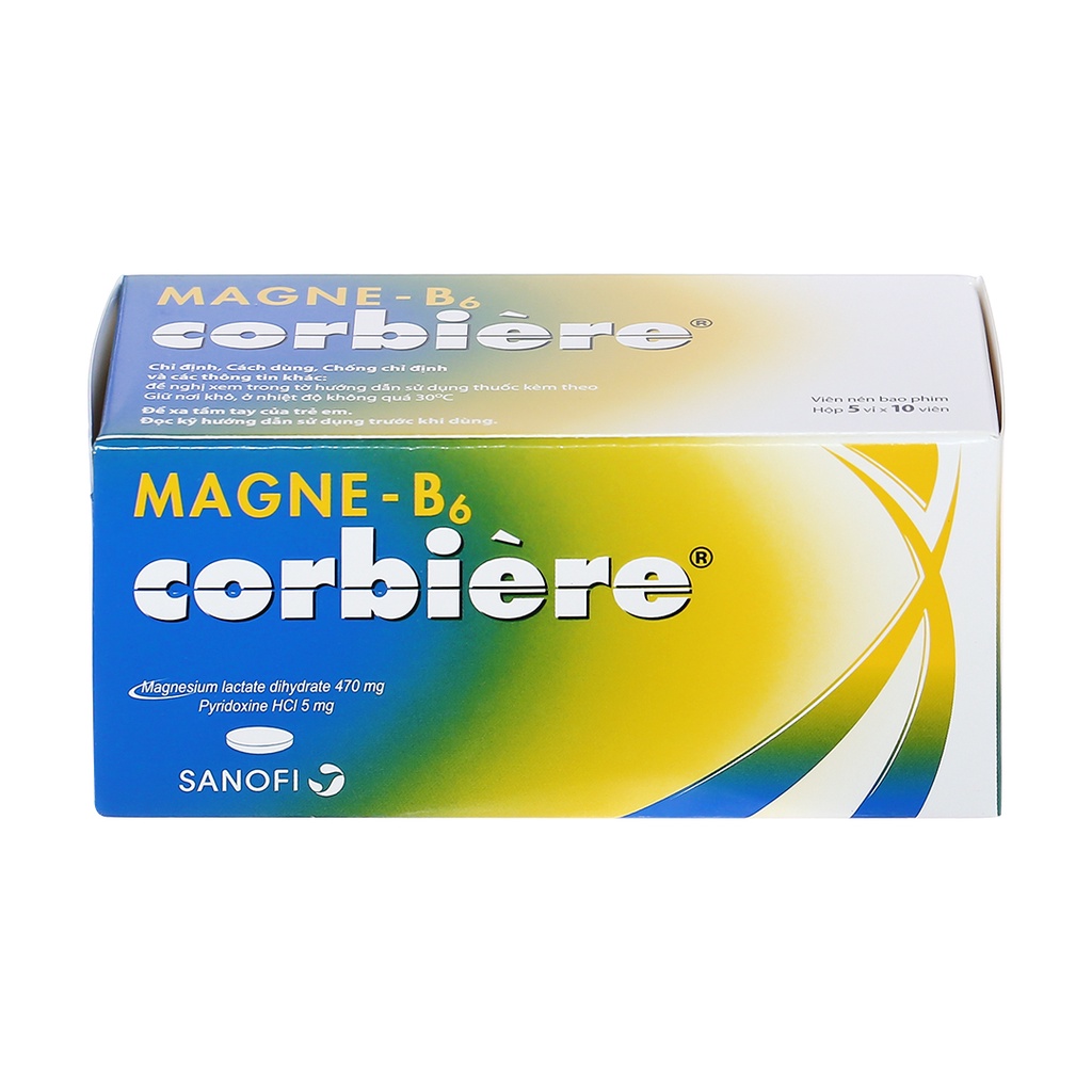 Magne B6 Corbiere bổ sung Magie và vitamin B6- Đông Anh Pharmart