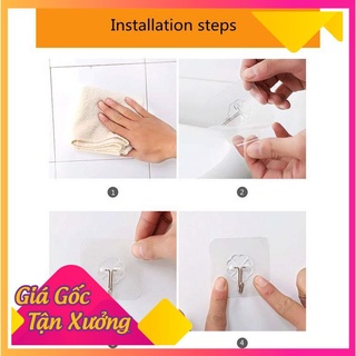 [XẢ KHO+FREE SHIP] Combo 2 móc chịu lực siêu chắc